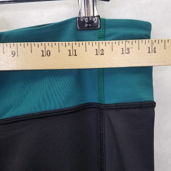 Lululemon Speed Tight IV Leggings Size 8 Lights Out Black Forage Teal Reflective - Picture 11 of 13